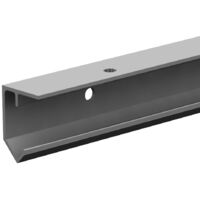 Slid'Up By Mantion – Rail de porte coulissante aluminium 1,80 m – Compatible SLID'UP 120 et 180 – Recoupable – Garantie 5 ans
