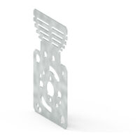 Plaque d’immobilisation en acier galvanisé épaisseur 1,2 mm