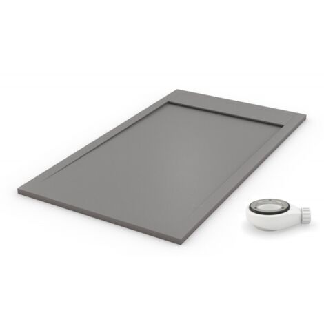 Receveur de douche extra plat PREMIUM AMBIENTE Gris poussière Ral 7037  80X110 (1/5)