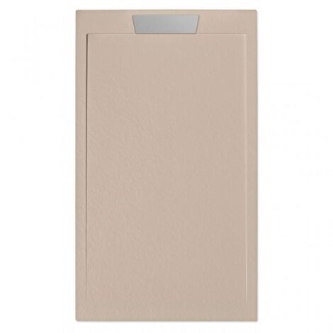 Receveur de douche extra plat NEO INOX Moka Ral 1019  80X180 (1/4)