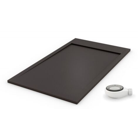 Receveur de douche extra plat PREMIUM AMBIENTE Gris ardoise Ral 7016 80X180 (1/3)