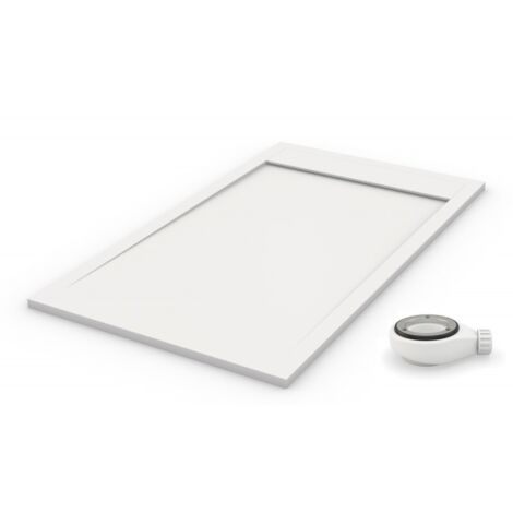 Receveur de douche extra plat PREMIUM AMBIENTE blanc Ral 9003 80X140