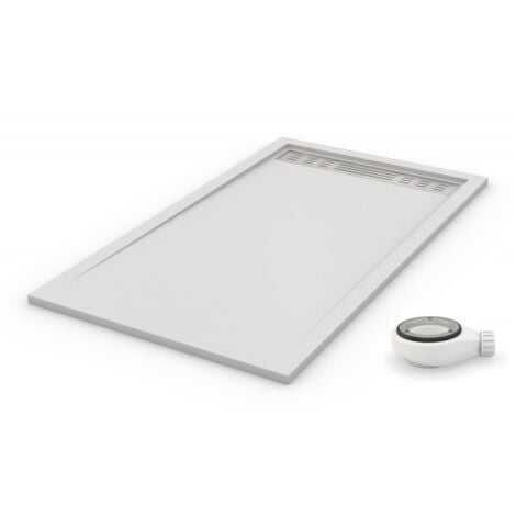 Receveur de douche extra plat PREMIUM blanc Ral 9003 80X130
