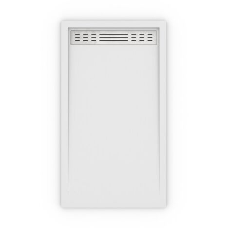 Receveur de douche extra plat PREMIUM blanc Ral 9003 80X130