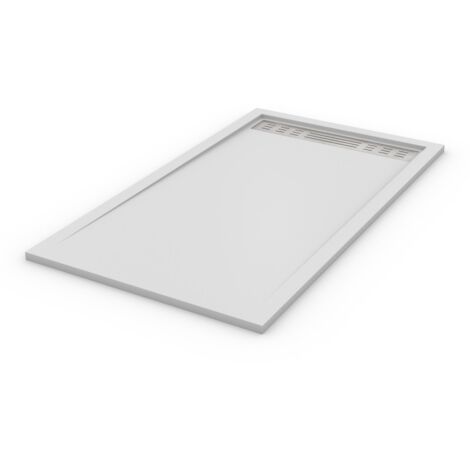 Receveur de douche extra plat PREMIUM blanc Ral 9003 80X130