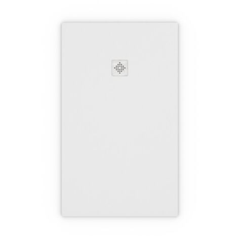 Receveur de douche extra plat QUARTZ blanc Ral 9003 70x130