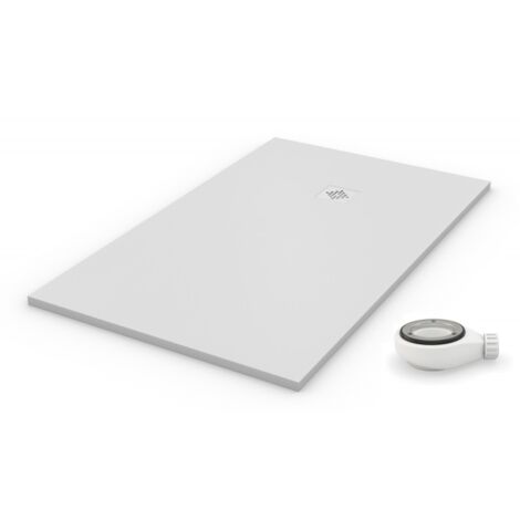 Receveur de douche resine extra plat PRO blanc Ral 9003 100x180