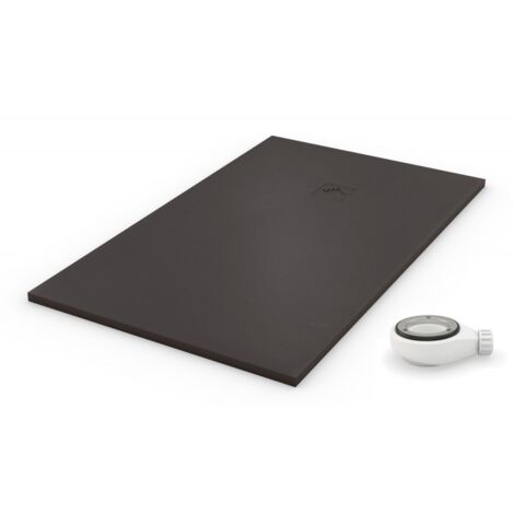 Receveur de douche resine extra plat PRO Gris ardoise Ral 7016 100x140 (1/5)