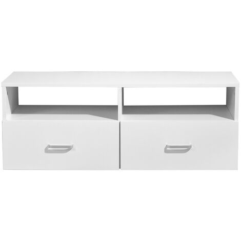 ✅ Melko® Lowboard Weiß TV Board Schrank Tisch Sideboard Highboard Fernsehschrank 
