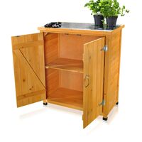 Melko Geräteschrank Gartenschuppen Gartenschrank Werkstattschrank Gartenhaus