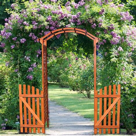Arche de jardin Pergola bois massif 220 cm Arche jardin bois - Ciel & terre