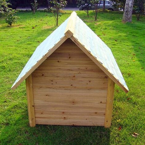 Melko Chenil niche pour chien niche pour chien en bois, 95 cm