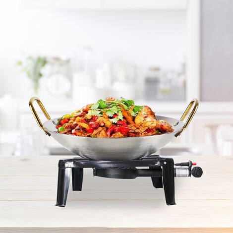 Cuisinière à Gaz Portable 8,5 KW - Brûleur En Fonte - Allumage Piézo - Pour Gaz Propane/butane
