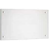 Mucola – Crédence de cuisine en verre trempé 90x40 cm – Pare-éclaboussures décoratif – Verre de sécurité résistant aux chocs – Kit de fixation inclus
