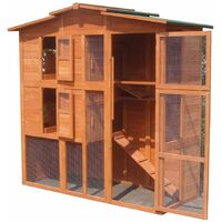 YITAHOME Poulailler XXL Avec Enclos - 3 X 2 M - Grand Enclos