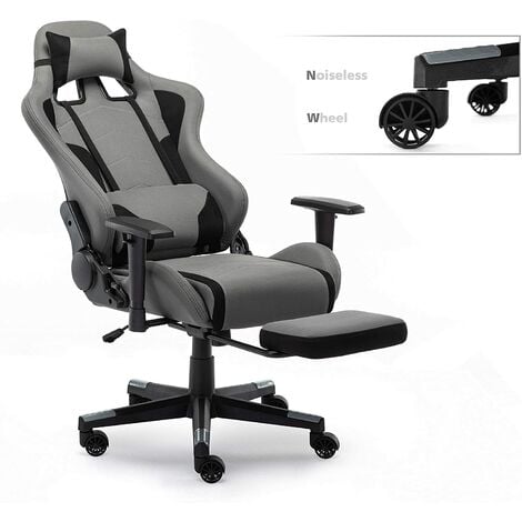 Gaming Stuhl Bürostuhl Racing Chair Computerspiel Sportsitz Drehstuhl /Fußstütze 