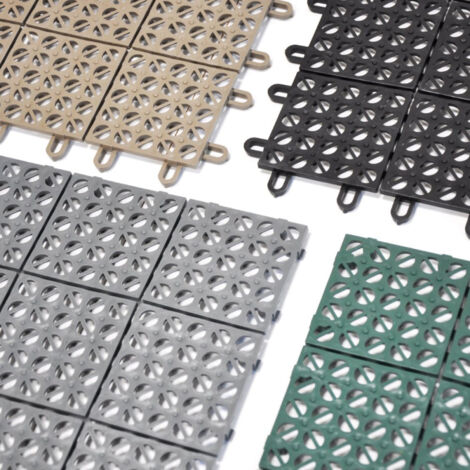 20 bordi Bordo da Giardino Recinzioni in Plastica, bordi per aiuole, per giardino paesaggistico, ad incastro flessibili per aiuole e aiuole, Barriera Decorativa per Proteggere Radici, colore verde
