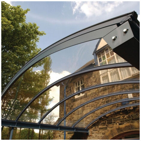 Pannello In Policarbonato Compatto Trasparente - Spessore 5 Mm, 100x100 Cm, Resistente UV - Per Verande, Coperture