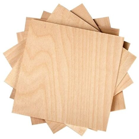 10 Fogli Pannelli Compensato 3 Mm Betulla A4 - 210 X 297 Mm Online Fogli Legno Compensato Fai Da Te Incisione E Artigianato - Foto 2
