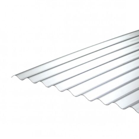 Plaque en polycarbonate corrugé 10 unités – Dimensions 1265 x 1000 mm – Épaisseur 76/18 mm – Protection UV – Garantie 10 ans – Ezooza (1/5)
