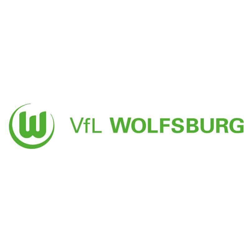 Fußball Wandtattoo VfL Wolfsburg Logo Grün Bundesliga Verein Flur Aufkleber  Wandbild selbstklebend 60x12cm