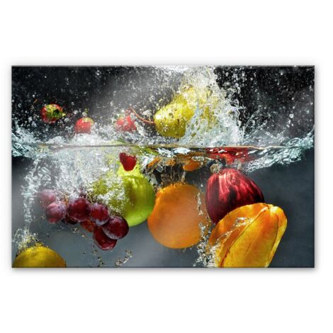 Glasbild Wandschutz Herd Spritzschutz Pfannen Küchen Rückenwand mit  Befestigung Edelstahl (100 x 70cm Italienisch Kochen) : : Küche,  Haushalt & Wohnen