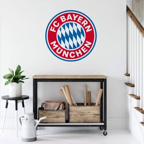 München Bayern Fußball Wandtattoo Küche Aufkleber Logo FC Rund 20x20cm