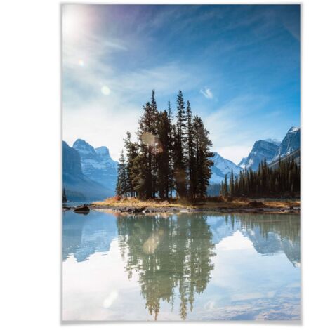 Nationalpark Wanddeko Urlaub 24x30cm Poster Jasper Fotografie Natur Kanada