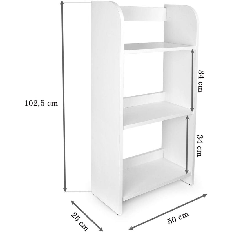 Unicorno Leomark Scaffale per Cameretta Bambini Mobile Porta Giocattoli Libreria Armadietto Pannelli Stile Scandina Mobili in Legnotema 