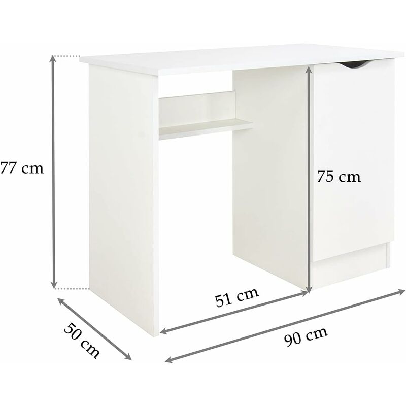 Scrivania in legno laccato blu per bambino paco