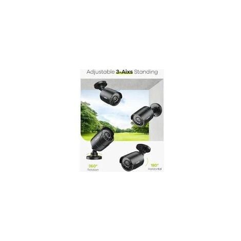 Micro camera étanche Full HD 1080p AHD TVI CVBS extérieur IP66