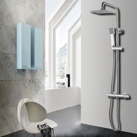 Saliscendi doccia con doccino 5 getti anticalcare, flessibile e portasapone  di Jacuzzi rubinetteria