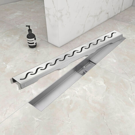 WEBANG Scarico lineare per doccia da 30,5 cm, rettangolare