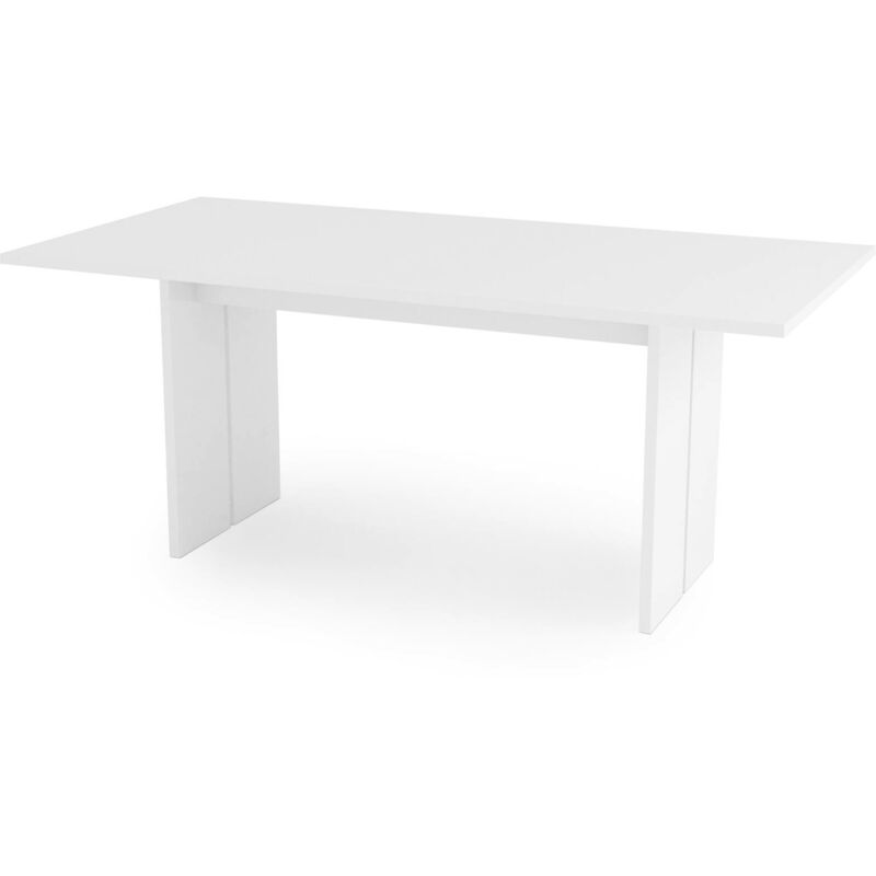 Mesa de comedor extensible color blanco nordic Merkamueble