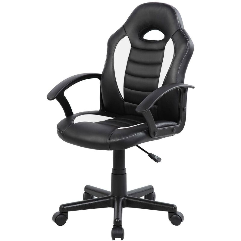 Silla Escritorio Win Silla Gaming Para Niño Regulable En Altura En Negro Y  Blanco con Ofertas en Carrefour