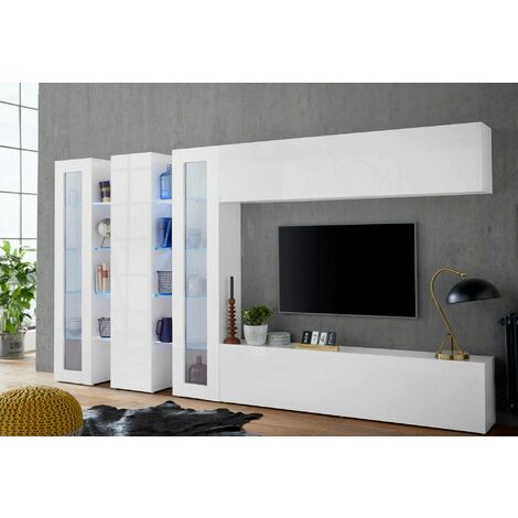 Comprar Mueble de salón de 220 cm color sade blanco.
