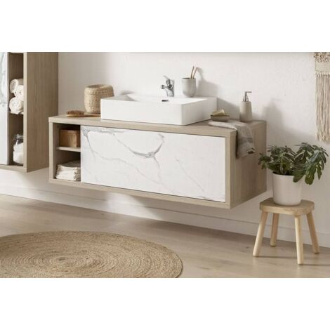 Meuble Sous Lavabo Dmora Galene 20x60x55 Cm - Anthracite