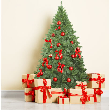 Dmora Árbol de Navidad "Chiavenna", Alto 120 cm, Extragrueso, 431 ramas, Efecto Royal, 90 x 90 x 120 cm