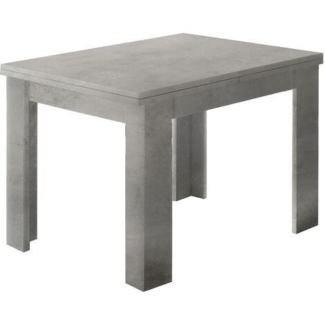 Mesa de comedor extensible blanco/madera clara 140/180 x 90 cm SOLA 