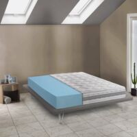Talamo Italia Colchón individual Sophie, Colchón extraíble en Memory Foam y Waterfoam, 100% Made in Italy, Antiácaros e hipoalergénico, 90x190h21cm, con embalaje reforzado
