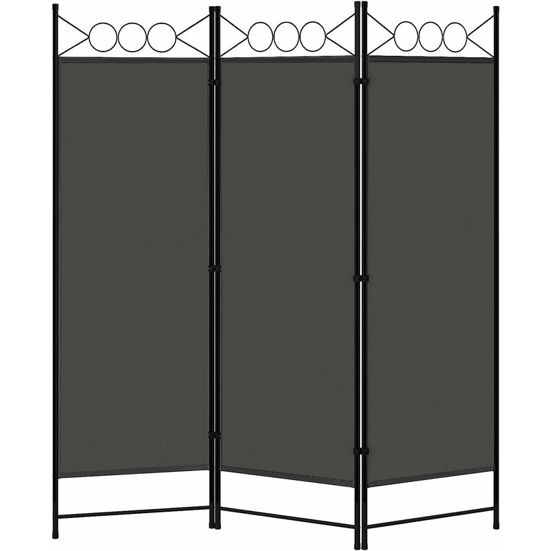 HENGMEI Paravent Séparateur De Pièce 275x180cm Beige - Intérieur Et Extérieur Balcon