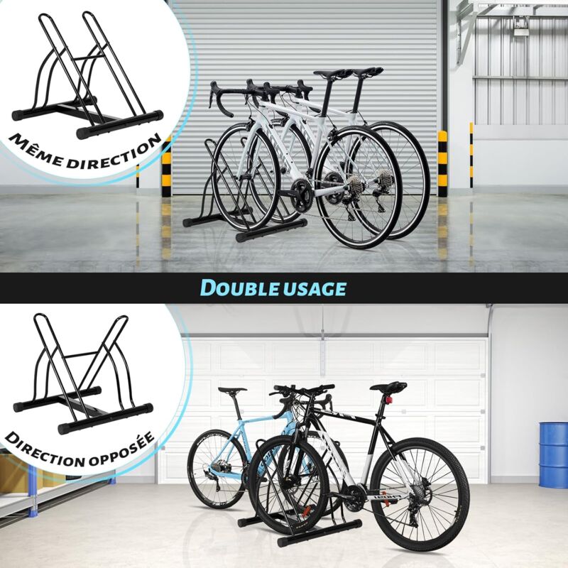 Support vélo ECHO-4 en acier galvanisé | Leroy Merlin