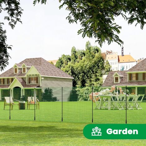 Filet Anti-Oiseaux WOLTU 25 × 0,9 M PE 53 G/m² – Protection Jardin Potager Volière Poules – Vert + Accessoires