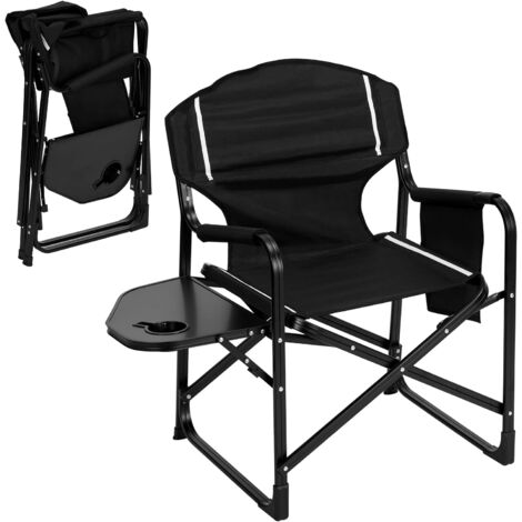 Chaise Pliante De Camping Zeripikfoasp - Avec Accoudoirs, Tissu Oxford 600D, Structure Acier - Portée 100 Kg