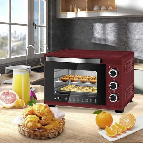 WOLTU Fornetto Elettrico con Capacità di 28L, Mini Forno da 1600W, Temperatura 1