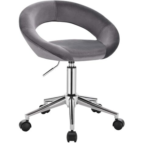 Songmics fauteuil de bureau, chaise pivotante confortable, siège  ergonomique, réglable en hauteur, charge 120 kg, cadre en acier, tissu  imitation lin, pour bureau, gris clair obg019g02 Fauteuil de  bureau,réglable en hauteur, charge