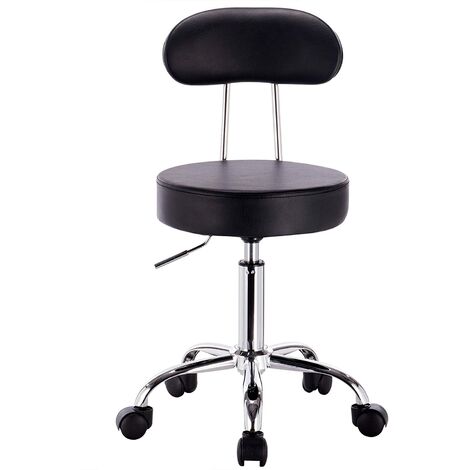 Tabouret Ergonomique Réglable En Hauteur - Siège Debout Triangulaire Confortable Pour Bureau, Home Office Et Comptoir En Noir