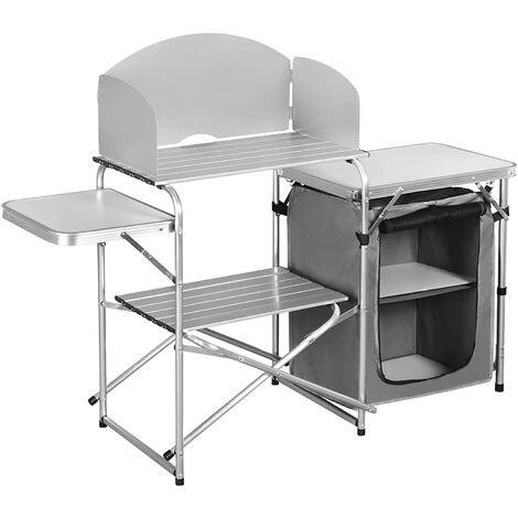 Table de pique-nique pliante GT, meuble d'extérieur, en alliage  d'aluminium, 150kg - AliExpress