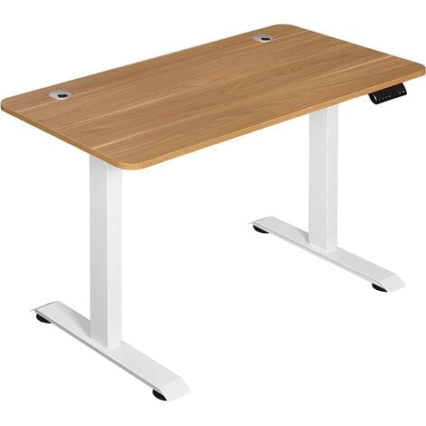 Bureau Assis Debout Électrique,140 x 70 x 72-116cm, Réglable en