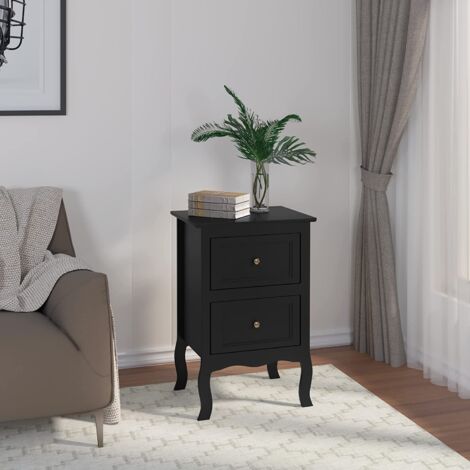 WOLTU Lot de 2 Table de Chevet avec 2 Tiroirs, Table d'Appoint Moderne 35x40x51cm, Montage WOLTU Lot de 2 Table de Chevet avec 2 Tiroirs, Table d'Appoint Moderne 35x40x51cm, Montage